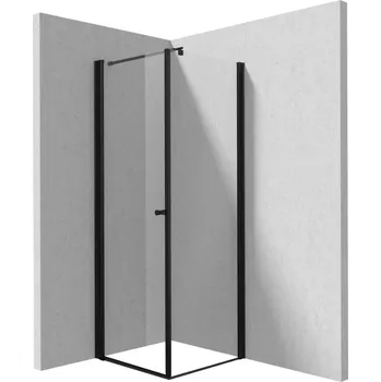 Deante KERRIA PLUS sprchová kabina 80x80 cm KTSWN42P + KTS_N38P, černá KKNNW08S08