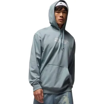 Pánská mikina Pánská mikina s kapucí NIKE-JORDAN M J DF SPRT CSVR GFX PO Šedá XL