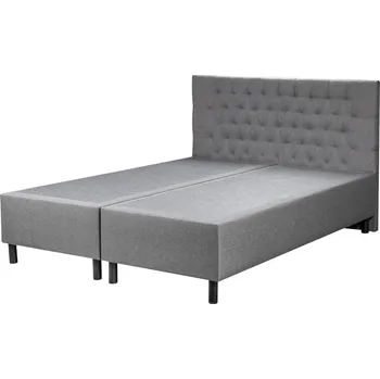 Postel Hotelová postel BOX 30 s kloubovým čelem 160x200 šedá