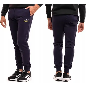 Puma pánské tepláky Spodnie Puma Ess 2 Color No.1 Logo M 684714 modré, velikost S