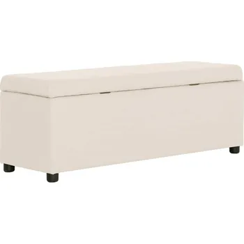 Lavice s úložným prostorem VidaXL 28 x 31,5 x 109 cm béžová