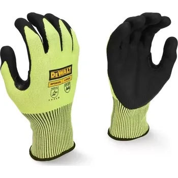 Pracovní rukavice DPG855L Hi-Vis rukavice s ochranou proti proříznutí DeWALT