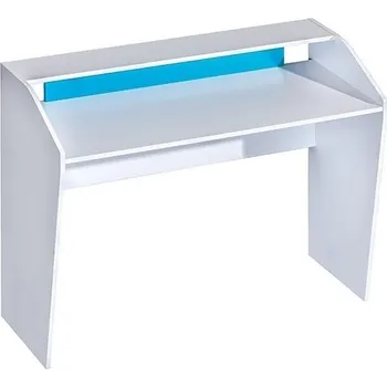 Psací stůl Slevadoma Psací stůl do dětského pokoje FLUXOR 9 bílá / tyrkys