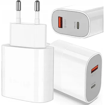 RYCHLÁ Síťová nabíječka USB TYP-C 3A PD 20W 3000mA KOSTKA + KABEL TYP-C