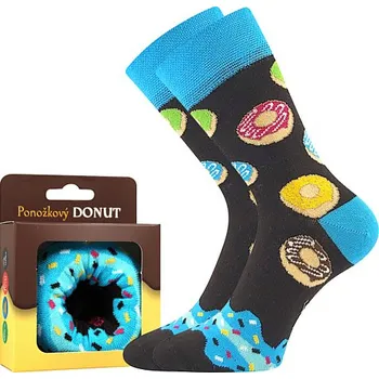 Pánské ponožky DONUT veselé dárkové ponožky Boma (Boma ponožky Donut)