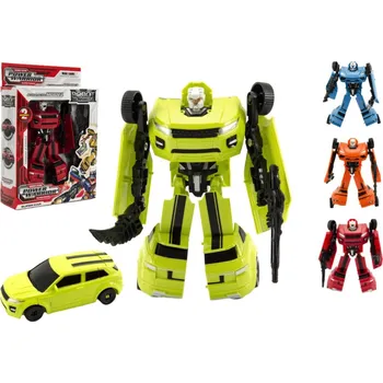 Hračka Teddies Transformer auto/robot plast 18cm 4 barvy (1 ks)