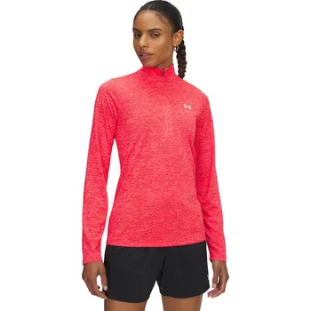 Dámská mikina Dámská mikina Under Armour Tech 1/2 Zip - Twist velikost S racer red