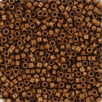 Korálek Miyuki Delica 11/0 metallic matte iris bronze gold (DB-1051)