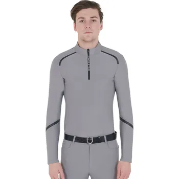 Pánské tričko EQUESTRO Triko Training Equestro, pánské, frost grey M