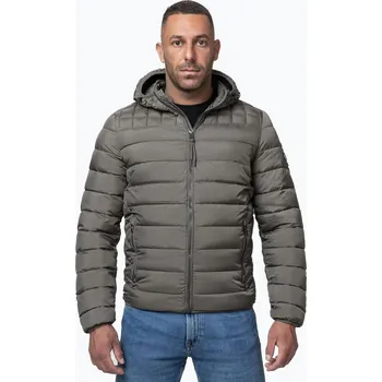 Pánská zimní bunda Pitbull Foothill Hooded Padded taupe