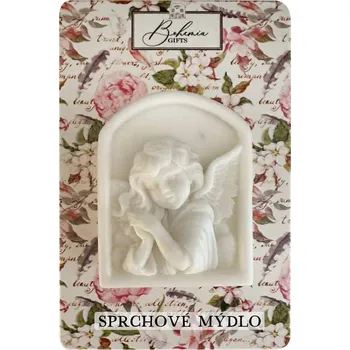 Mýdlo Vánoční ručně vyráběné mýdlo 100 g - Andělíček v okně