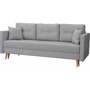 Pohovka Rozkládací pohovka s boxem Lahti Šedá