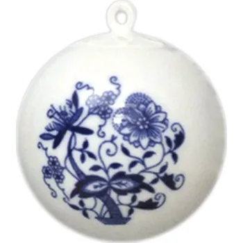 Vánoční ozdoba Cibulák Dubí Vánoční ozdoba - koule malá C65 - cibulový porcelán 10635
