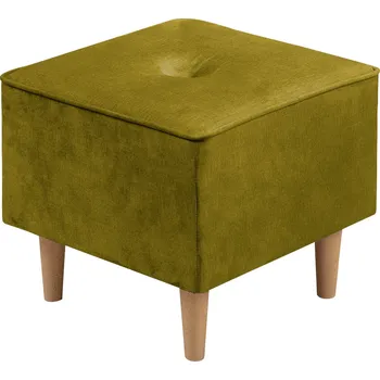 Pohovka Velurový puf Floki Zelená