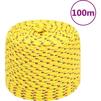 Lano zahrada-XL Lodní lano žluté 8 mm 100 m polypropylen 152609