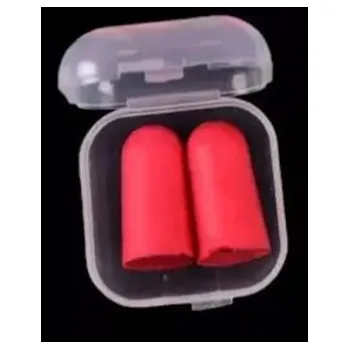 Špunty do uší - červená barva