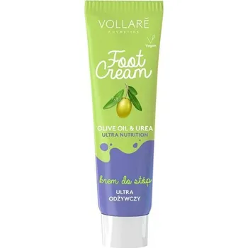 Sprchový gel Krém na nohy výživný s ureou a olivovým olejem 100ml - Vollaré