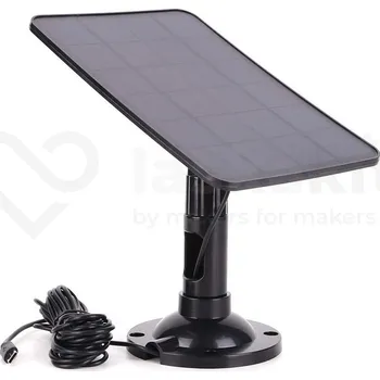 Elektronická stavebnice LaskaKit_cz Solární panel 5V 7W s držákem na zeď