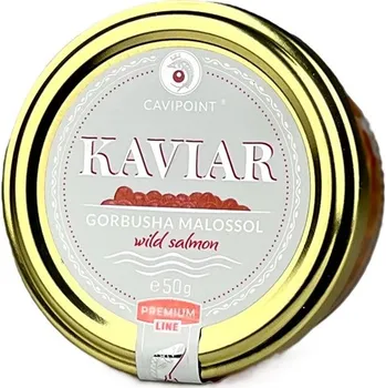 konzervovaná ryba CAVIPOINT Kaviár z divok. lososa "GORBUŠA PREMIUM" 50 g