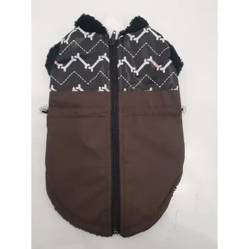 Obleček pro psa Bunda BRUNO hnědá-kostičky, vel. 2 Pes-tex PT