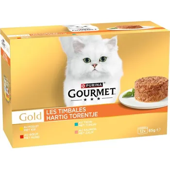 12x85g Gourmet Gold Raffiniertes Ragout - Kuřecí variace