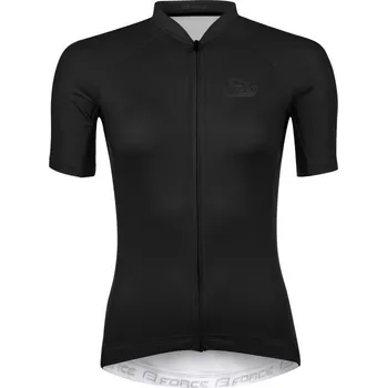 cyklistický dres Force PURE černý dámský cyklistický dres L + DÁREK + Doprava ZDARMA