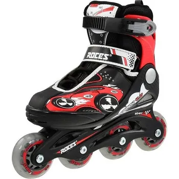 Kolečkové brusle ROCES Compy 4.0 Boy černo-červené kolečkové brusle S (EU 30-33) + DÁREK