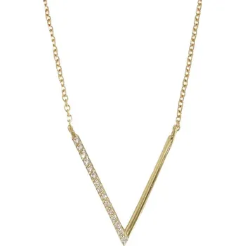 Náhrdelník Zlatý náhrdelník V Au 585/1000 hmotnost 1,61g