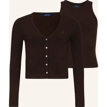 Dámské tričko Polo Ralph Lauren Dívčí Sada: Top A Tričko S Dlouhým Rukávem,...