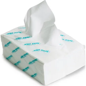 Čisticí utěrky Biotextra bílé, biologicky odbouratelné, skládané, rozměr utěrky 38 x 30 cm