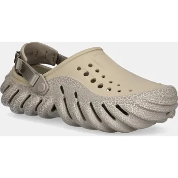 Pánská obuv Pantofle Crocs Echo Crackle Clog, 43/44, béžová, 80X