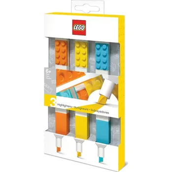 Zvýrazňovač LEGO Stationery LEGO Zvýrazňovače, mix barev - 3 ks