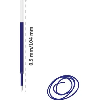 Náplň do psacích potřeb Náplň gelová JUNIOR 205 0,5 mm - modrá