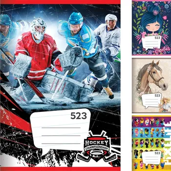 Sešit Junior Sešit A5, 20 listový - linkovaný 523