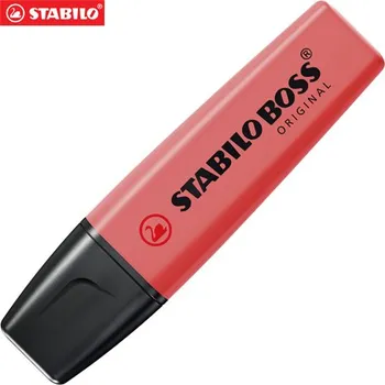 Zvýrazňovač Zvýrazňovač STABILO BOSS ORIGINAL červený