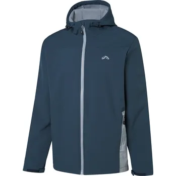 Pánská softshellová bunda CRIVIT Pánská softshellová termo bunda (modrá, L (52/54))