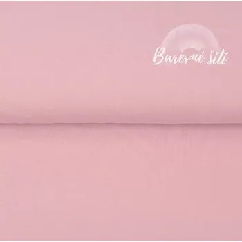 100% bavlněný úplet, Baby růžová (E)