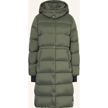 Dámský kabát Iq Studio Dámský Péřový Kabát S Odnímatelnou Kapucí, olivová, 34