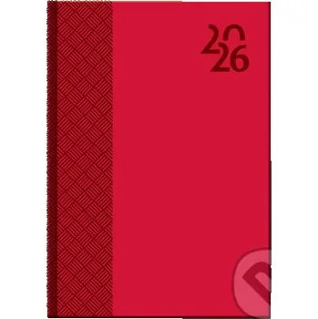 Záložka Manager diár VENETIA 2026 (červený) - Spektrum grafik Spektrum grafik