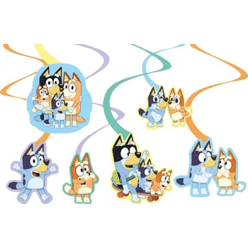 Amscan Dekorační viry - Bluey 6 ks