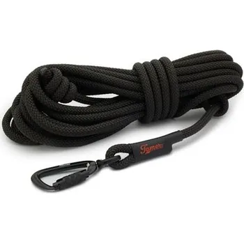 Vodítko pro psa Vodítko lanové stopovací twist 10 m černé