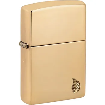 Volný čas Armor® High Polish Brass Flame Zippo