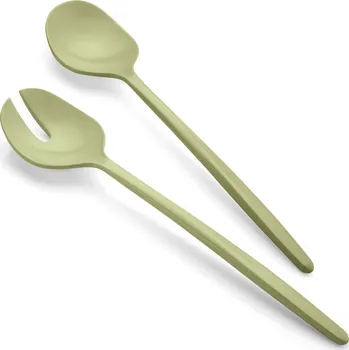 Příbor Guzzini, Salátové lžíce Tierra světle zelené 2 ks - Formadore