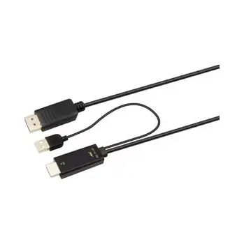 Video kabel MicroConnect kabel HDMI (M) - DisplayPort (M) 2m černá (HDMI-DP-CON2)