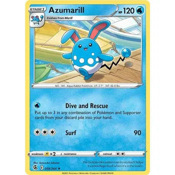 Sběratelská karetní hra Azumarill 059/264 - Fusion Strike Typ karty: Reverse Holo