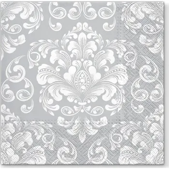 Papírový ubrousek Ubrousky PAW L 33x33cm Beautiful Moments Silver