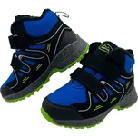 Sente Chlapecké modré softchellové zimní boty na suchý zip 02 Barva: Modrá, Velikost: 28