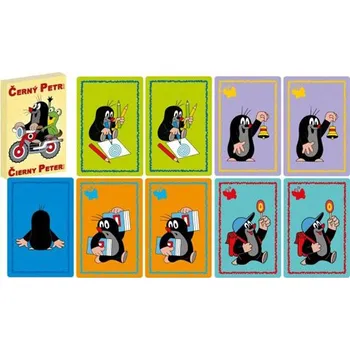 Pexeso Karty hrací - Černý Petr - Akim Krtek 2