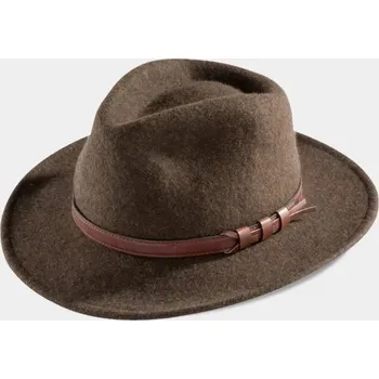 Klobouk ALAN PAINE - Richmond Felt klobouk pánský Brown Hnědá L