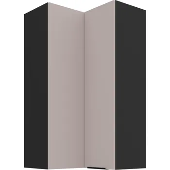 Kuchyňská skříňka Horní skříňka rohová 60 x 60 GN-108 2F (90°) Arona černá matná/kašmír